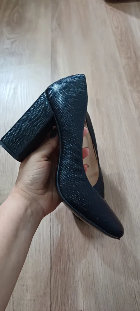 Scarpin salto bloco