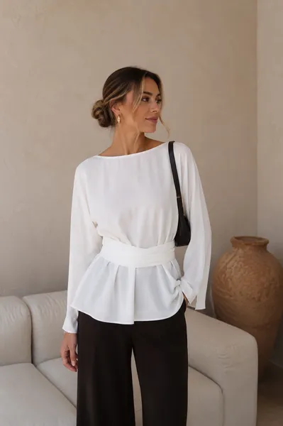 Blusa de Crepe Animale