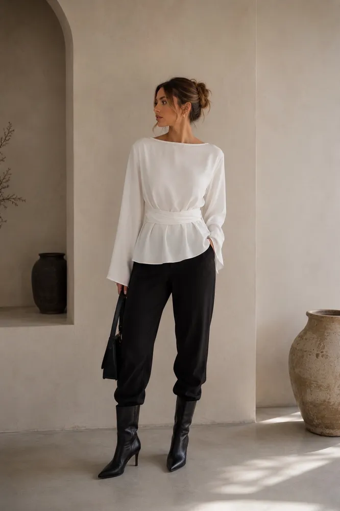 Blusa de Crepe Animale