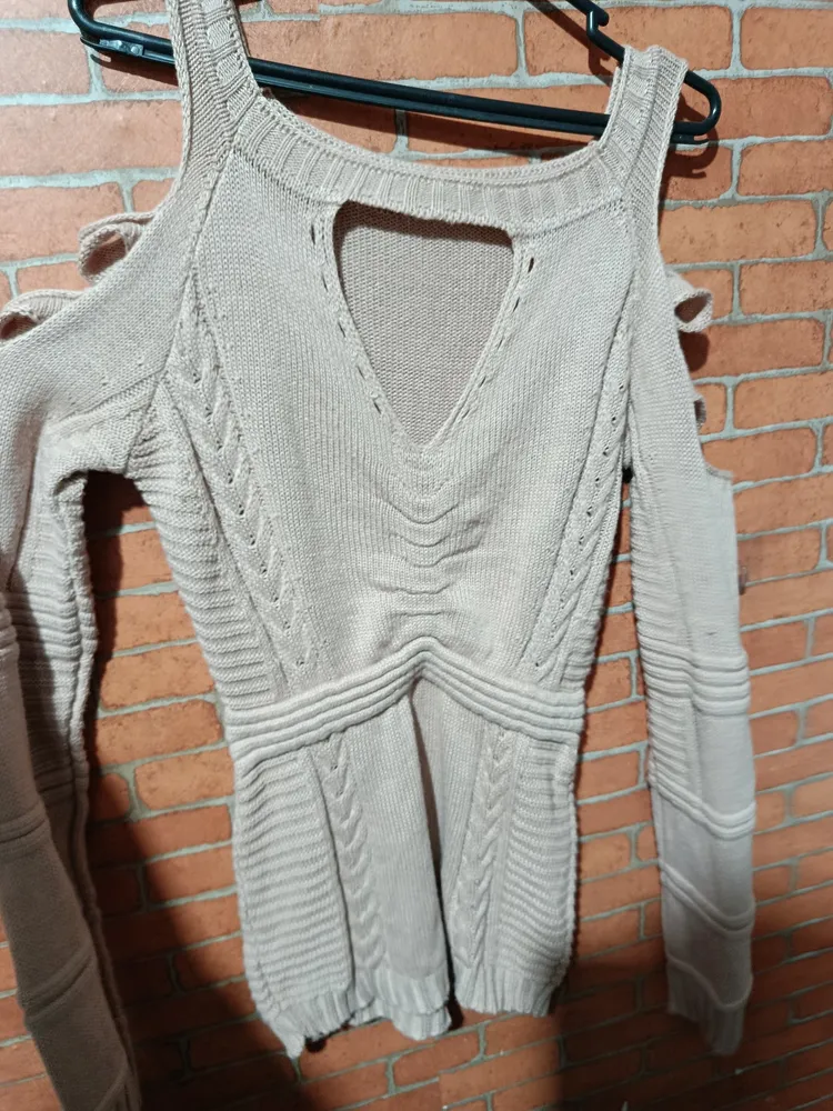 Blusa Suéter Trico Rosé