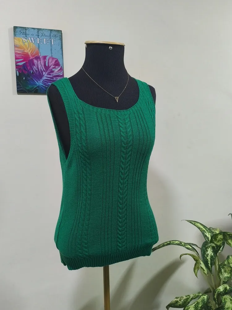 Tricô verde
