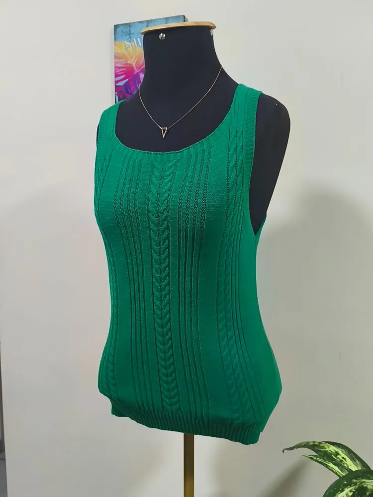 Tricô verde