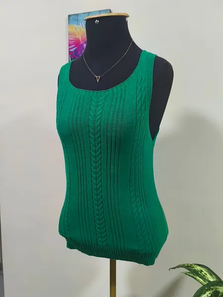 Tricô verde