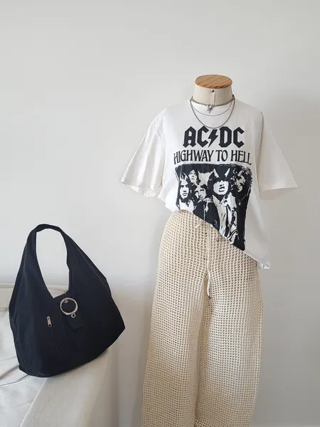 calça croche praia ou casual