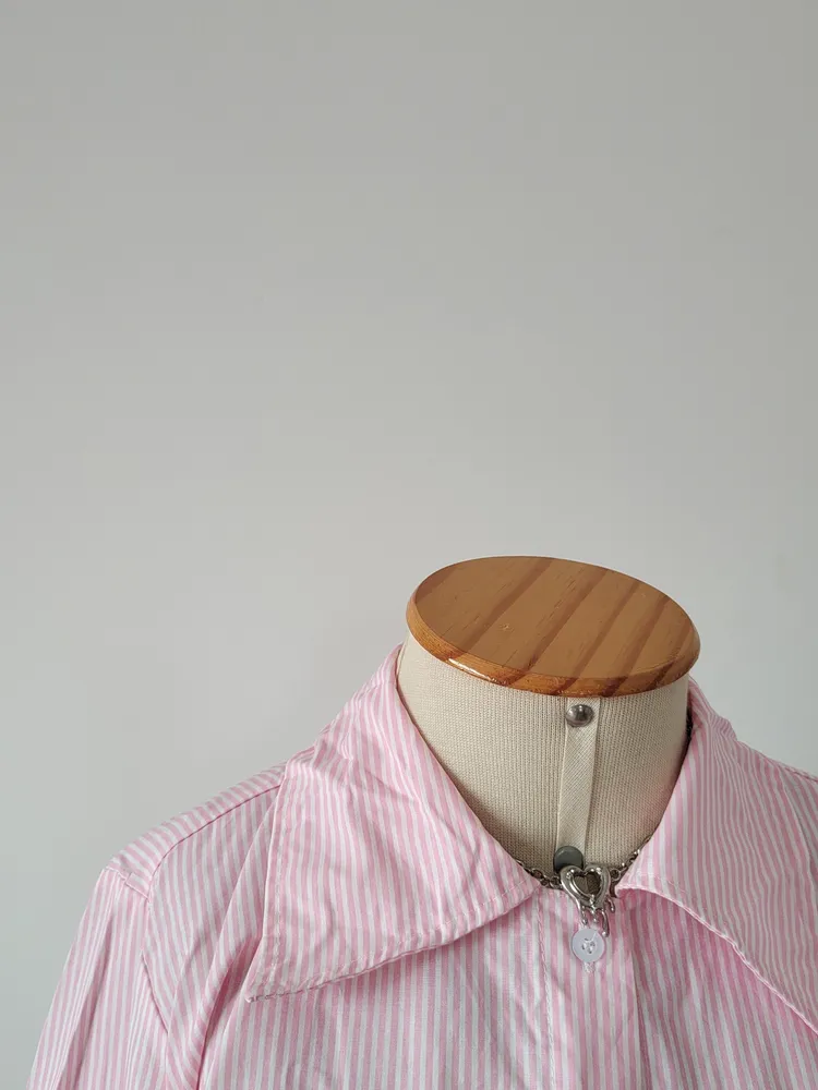 cropped social listrado roda