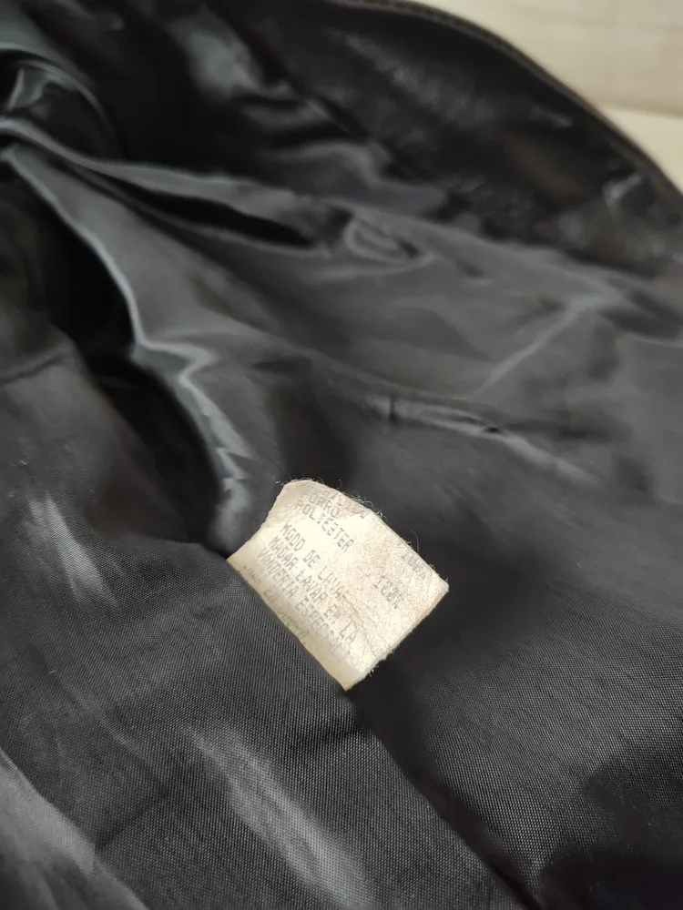 jaqueta couro legítimo blazer curto