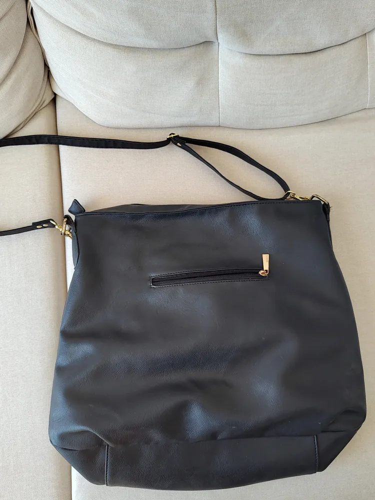 BOLSA VIZZANO PRETA ESTILO SACOLA