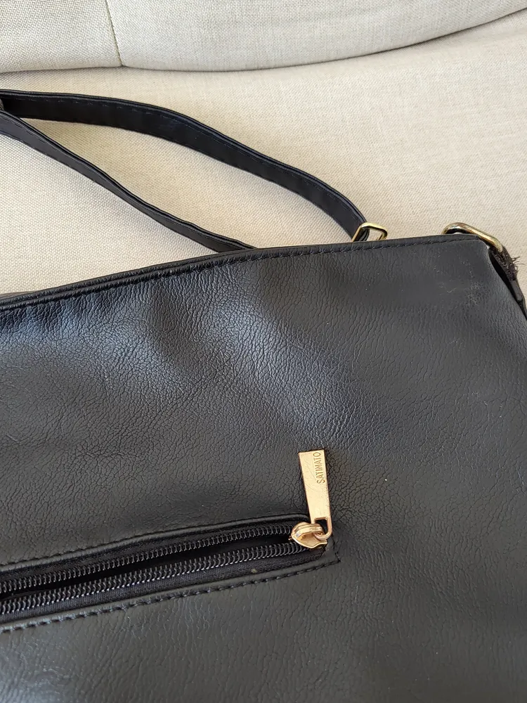 BOLSA VIZZANO PRETA ESTILO SACOLA