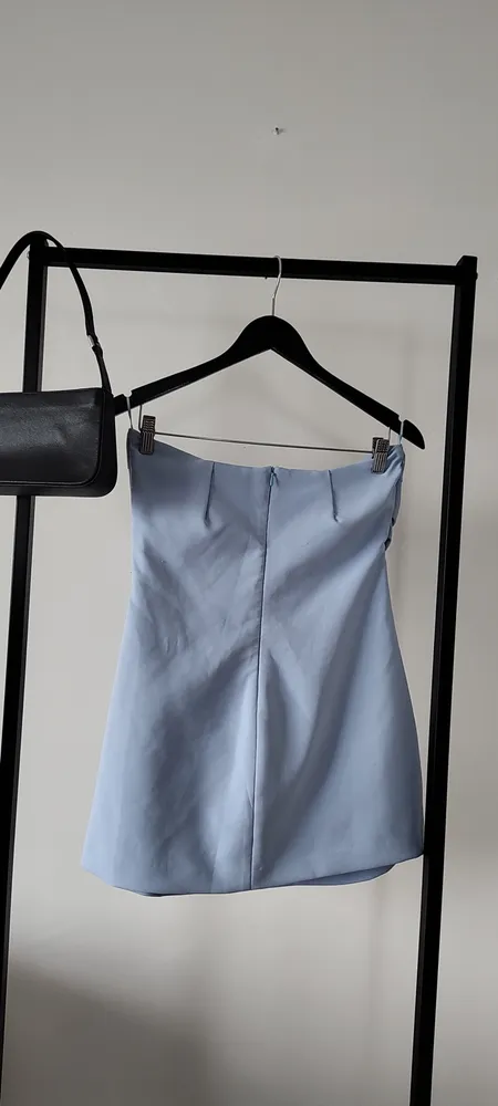 VESTIDO ZARA AZUL BABY