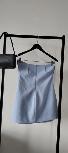VESTIDO ZARA AZUL BABY