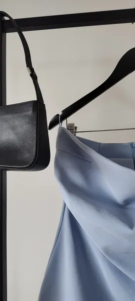 VESTIDO ZARA AZUL BABY