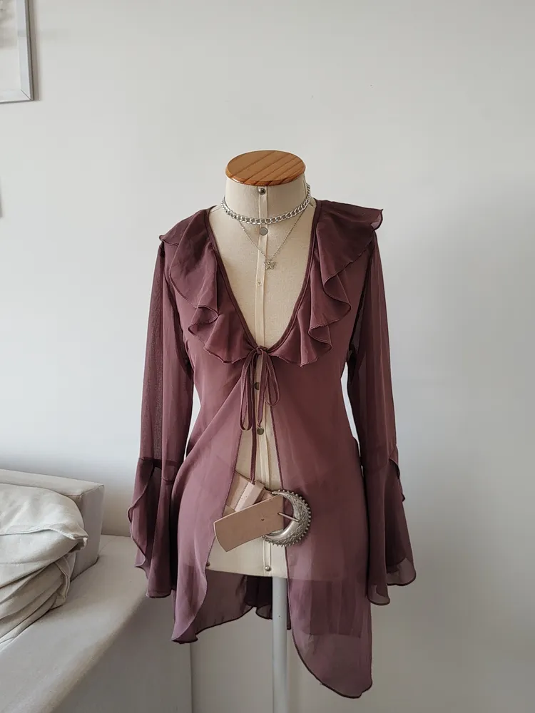 CINTO BOHO SATINATO BEGE MAXI FIVELA PRATA ENVELHECIDA