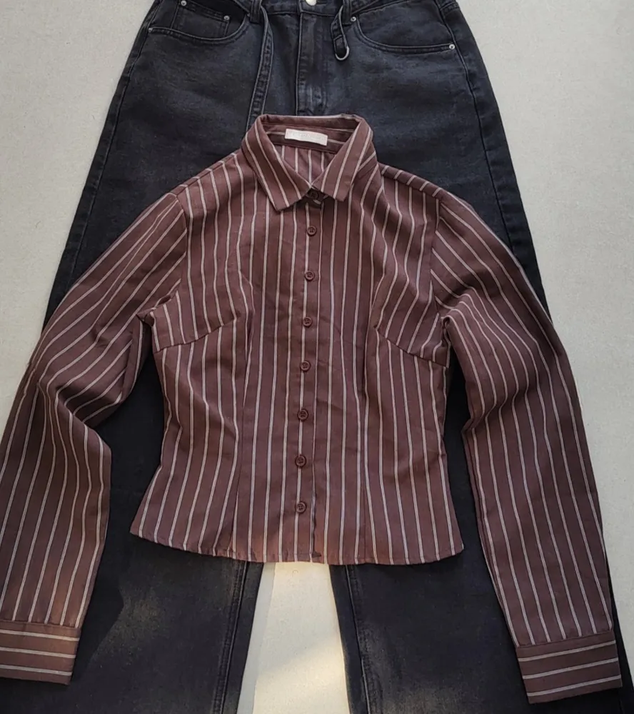 BLUSA MARROM RISCA GIZ MUSERA