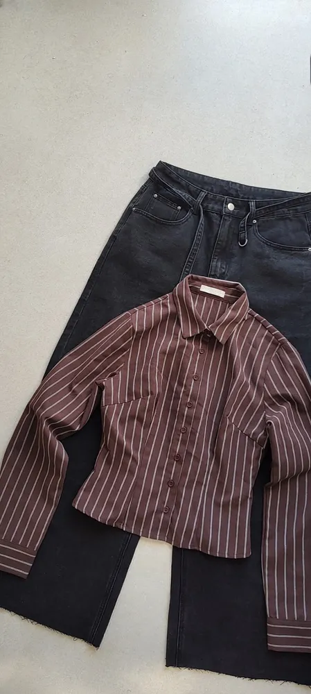 BLUSA MARROM RISCA GIZ MUSERA