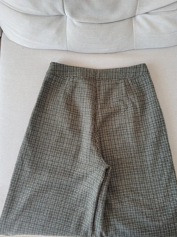 CALÇA TWEED VERDE MUSGO
