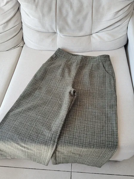 CALÇA TWEED VERDE MUSGO