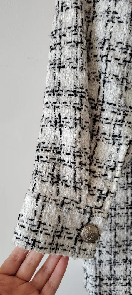 casaco tweed talita kume