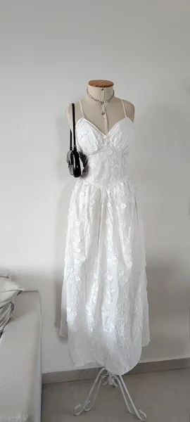 VESTIDO DELICADO CORSET FLORES (M)