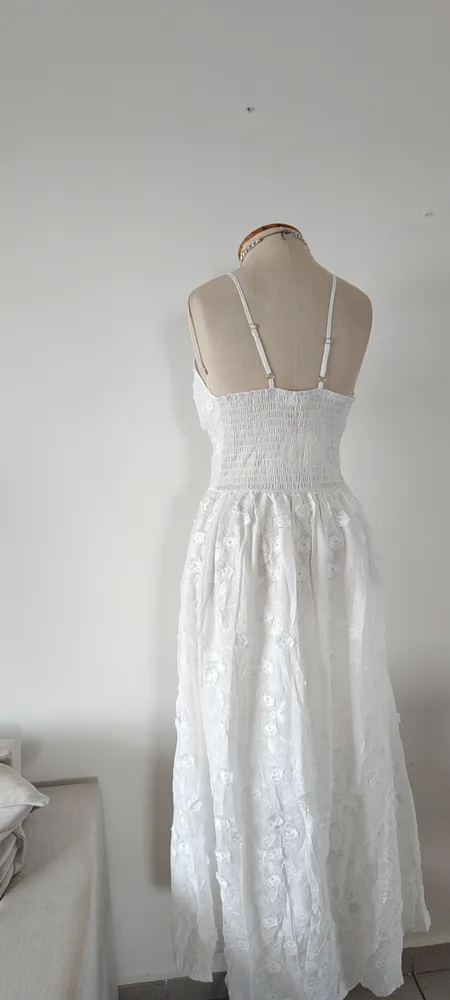 VESTIDO DELICADO CORSET FLORES (M)