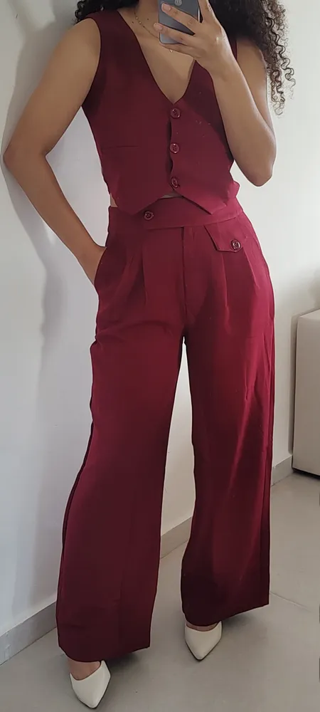 CONJUNTO MARSALA ALFAIATARIA (G)