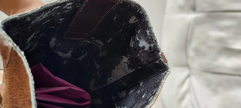 BOTA ANIMAL PRINT COURO FEITO A MÃO (TAM 36)