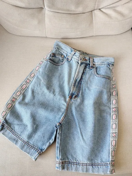 BERMUDA VINTAGE JEANS (34) PETITE