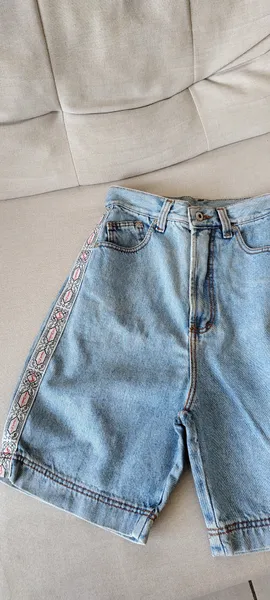 BERMUDA VINTAGE JEANS (34) PETITE