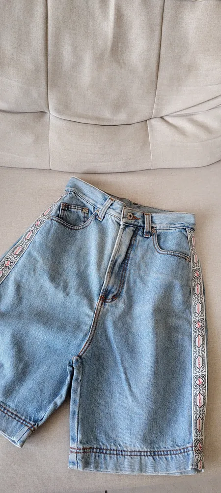BERMUDA VINTAGE JEANS (34) PETITE