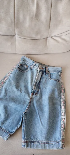 BERMUDA VINTAGE JEANS (34) PETITE