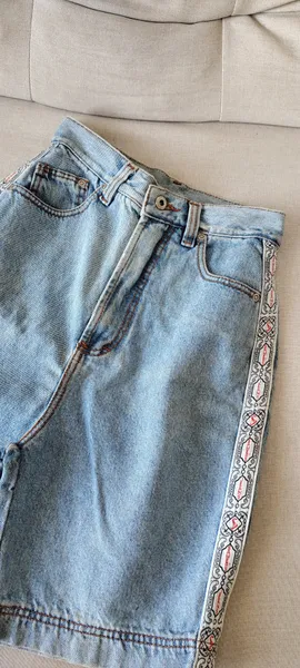 BERMUDA VINTAGE JEANS (34) PETITE