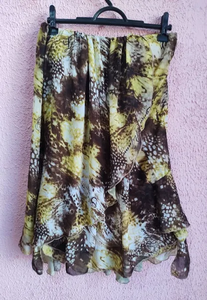 vestido estampado tomara que caia
