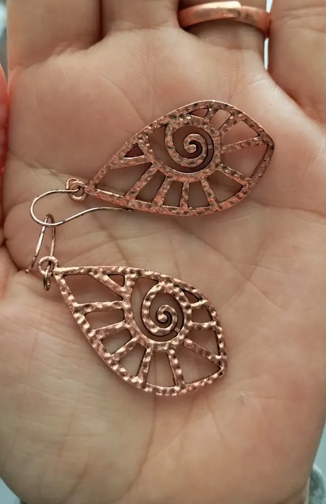 Brinco Boho em Cobre