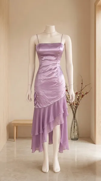 Vestido Rosê Y2K
