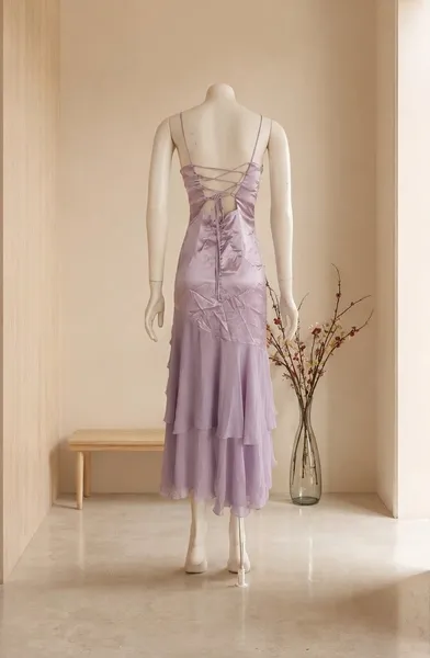 Vestido Rosê Y2K