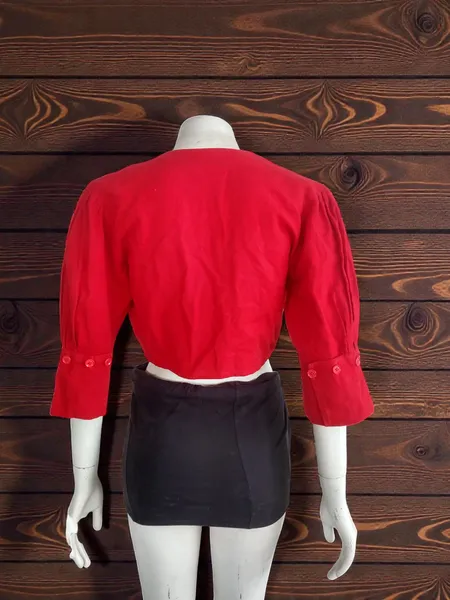 Cropped Vintage vermelho