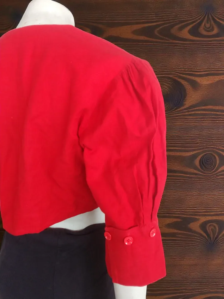 Cropped Vintage vermelho