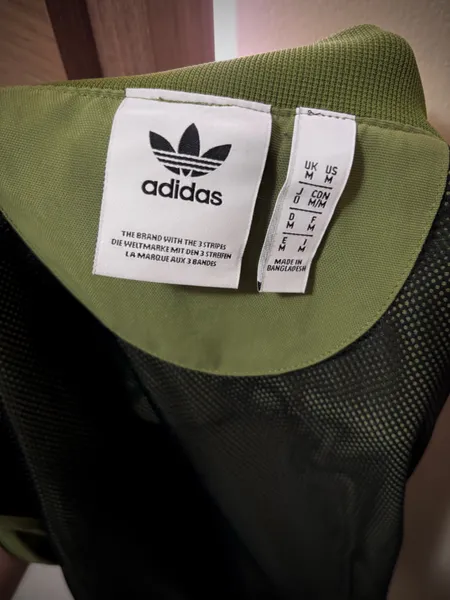 colete adidas verde m