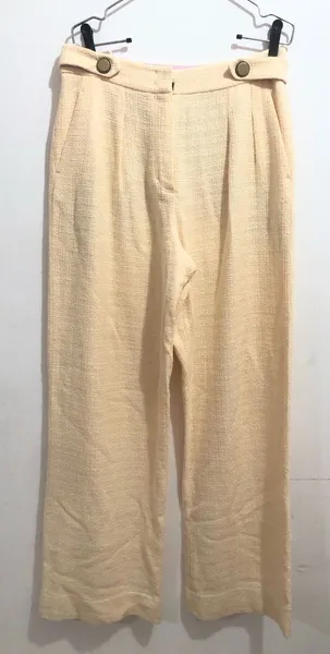 calça social nk amarelo manteiga
