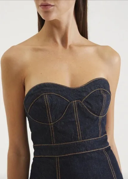vestido tomara que caia forum jeans