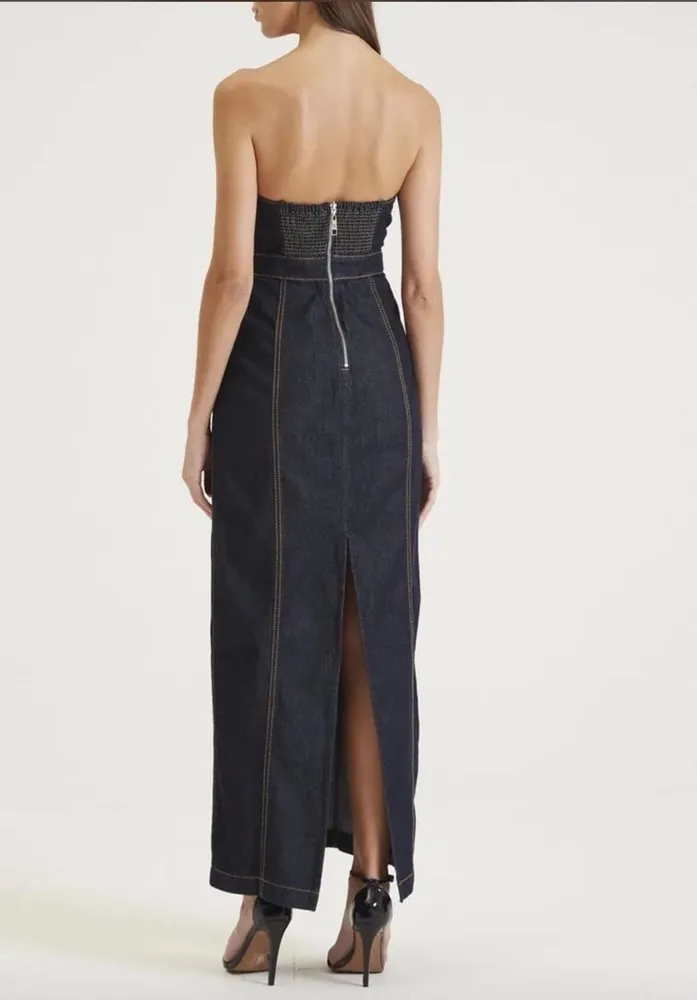vestido tomara que caia forum jeans