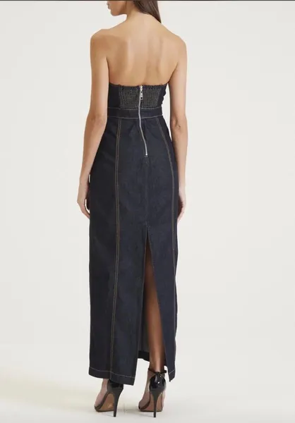 vestido tomara que caia forum jeans