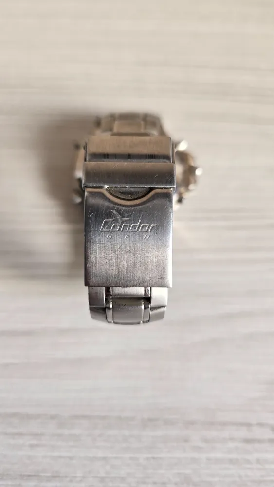 Relógio Retro Condor Modelo New pulseira aço inoxidável