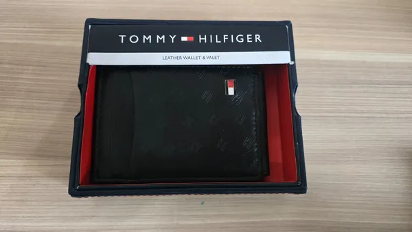carteira tommy hilfiger masculina preta