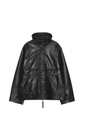jaqueta couro limited edition zara XL