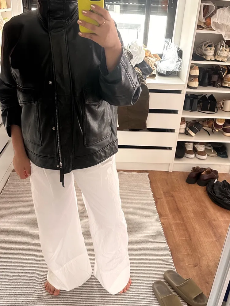 jaqueta couro limited edition zara XL