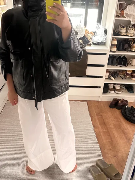 jaqueta couro limited edition zara XL