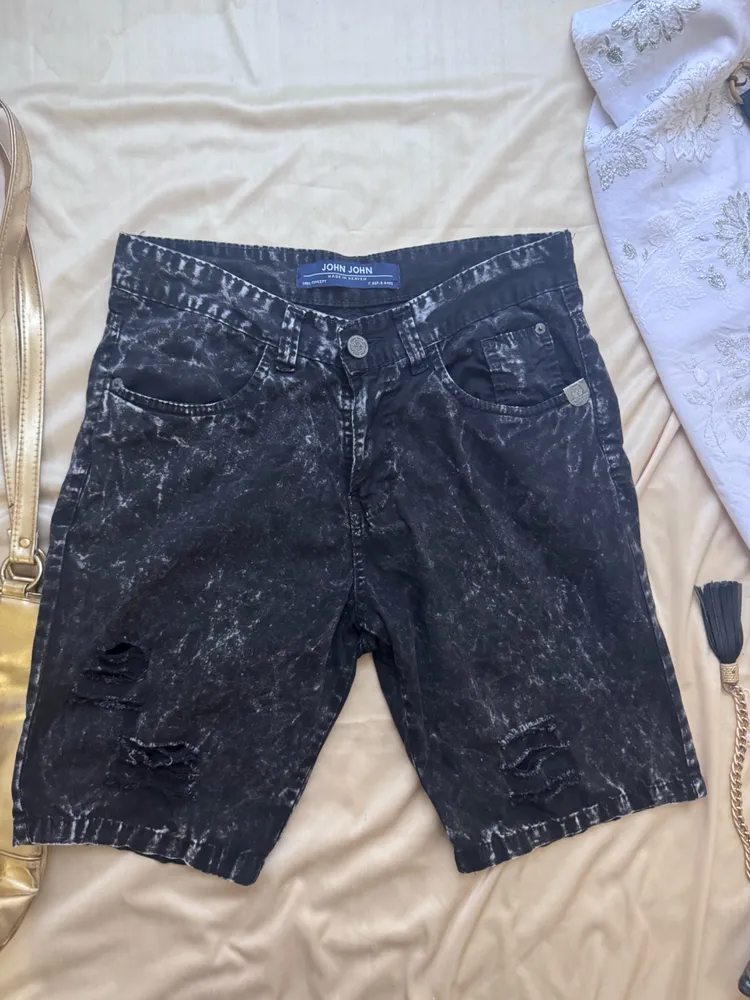 bermuda estonada detonada black jeans john john