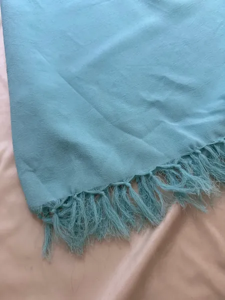 pashmina vintage azul piscina