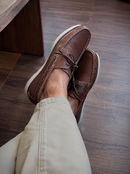 mocassim em couro marrom luidgi speccialle