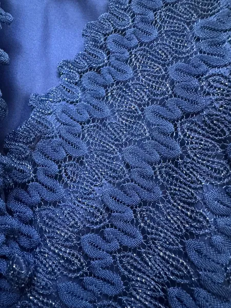 jaqueta vintage feita a mao renda com lurex